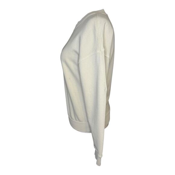 NEW Madewell Women’s XXS The McCarren Midweight Crewneck Sweatshirt In Parchment - Picture 3 of 9